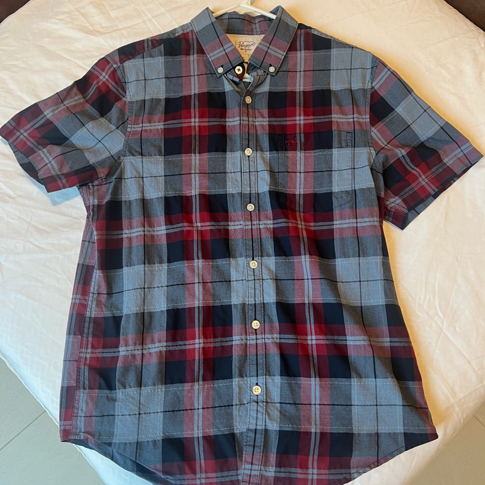 Penguin button up